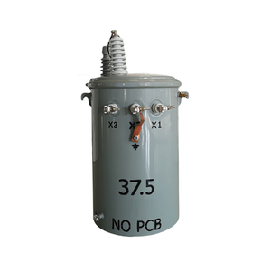 गुणवत्ता आश्वासन 60Hz 23kV 230V / 460V 50kVA तेल डूबे तांबा एकल चरण पोल घुड़सवार ट्रांसफार्मर - Product Image 3