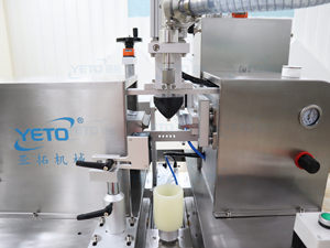 Machine de remplissage et de scellage semi-automatique YETO pour tubes cosmétiques en plastique, tubes souples laminés, scelleuse ultrasonique, remplisseur haute performance - Product Image 4