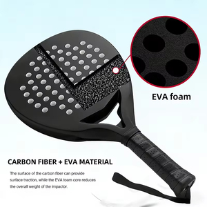 Raquetas de Pádel Personalizadas de Fibra de Carbono 3K 12K 18K, Raquetas de Tenis de Pádel, Raqueta ODM OEM - Product Image 4