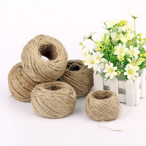 1/1。5/2/2。5/3ミリメートル<span class=keywords><strong>Twisted</strong></span> Craft <span class=keywords><strong>Linen</strong></span> Rope Natural Jute Twine Hemp <span class=keywords><strong>Cord</strong></span>ためCraftと包装100ヤード - Product Image 3