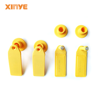Étiquette d'oreille RFID pour animaux ISO11784/785 EM4305, moniteur 134,2 kHz, TPU IP67, suivi et identification des moutons, des chèvres, des bovins, du bétail