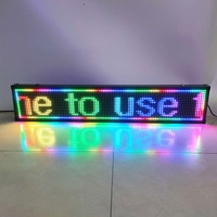 Panel de Pantalla LED Publicitaria de 7 Colores, Texto Programable, Brillo Ajustable, Densidad de Píxeles P10, para Centros Comerciales y Supermercados