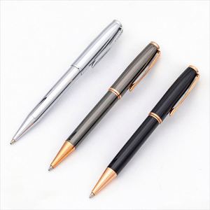 Custom Logo 1.0Mm Black Ballpoint <b>Pen</b> High-End Metal Design for Office School Promotions Customizable Business <b>Pens</b> - Product Image 4