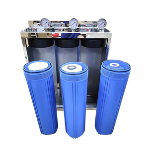 מערכת סינון מים ביתית תלת-שלבית Big Blue עם ארון נירוסטה - Product Image 2