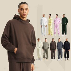 H5415 Custom Printing Embroidered 385 Grams Cotton Blends <b>Fleece</b> <b>Liner</b> Hoodies Women's Men's Hoodies - Product Image 1
