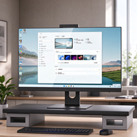 PC tout-en-un 24 pouces avec écran IPS, caméra rotative intégrée, Windows 11, RAM DDR3, SSD+HDD, ordinateur de bureau professionnel, garantie 1 an