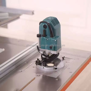 เครื่องเลื่อยฉลุไม้ MDF แบบเลื่อนอัตโนมัติ ใบมีดคู่ ขนาดเล็ก สำหรับงานไม้แนวตั้ง พร้อมมอเตอร์แกนหมุนใหม่ สำหรับงานก่อสร้างไม้ - Product Image 2