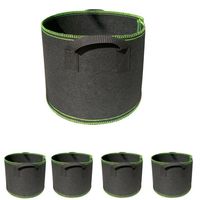 Sac de culture pliable en feutre écologique en tissu recyclé, en promotion, 2, 5, 10, 15, 20, 30, 40, 50 gallons, sacs de culture pour plantes