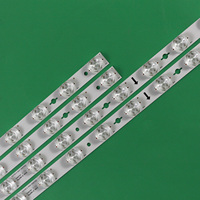 Bande de rétroéclairage Led XS-2859 pour 2 pièces X 55C725 a 2X24 1026 24LED 6V 1040MM 2 pièces X 55C725 B 2X12 1014 12LED pour TCL 55C725 55C726