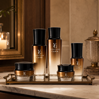 Ensemble de flacons cosmétiques et pots à crème en verre neufs, 120 ml, 100 ml, 40 ml, 50 g, 30 g, contenants d'emballage pour soins de la peau