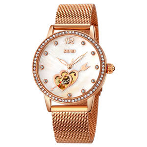 Skmei-montre de luxe pour femmes, automatique, Movt mécanique, en acier inoxydable, collection 9255 - Product Image 2