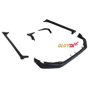 สปอยเลอร์กันชนหน้าทรง MUG แบบ ABS พร้อมสเกิร์ตข้าง ดิฟฟิวเซอร์หลัง สปลิตเตอร์ และคานาร์ด สำหรับ Honda Civic รุ่นที่ 11 FL5 Type R ปี 2022-2023 - Product Image 6