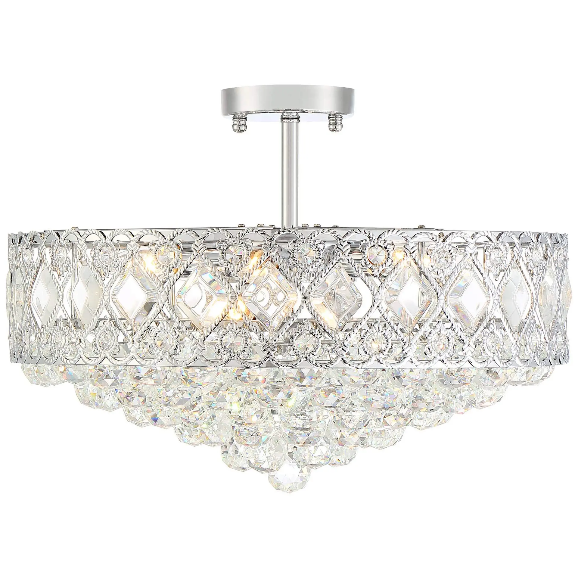 Crystal Chandelier Modern Luxury Pendant Ceiling Lights Fixture for Dining Living Room