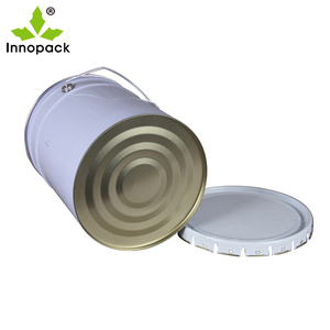 Cubo Metálico <span class=keywords><strong>de</strong></span> 5 Galones (20L) <span class=keywords><strong>de</strong></span> Acero Galvanizado para Pintura con Tapa <span class=keywords><strong>de</strong></span> Corona - Product Image 6