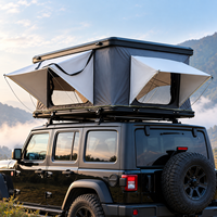 Tente de toit de voiture en aluminium à installation rapide, tente portable à coque rigide pour SUV, tente d'aventure en plein air, tente de voyage à coque rigide