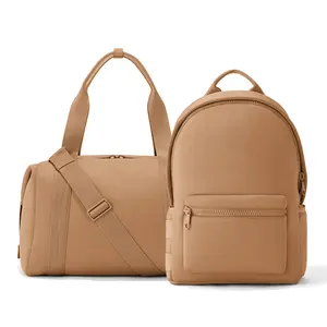 Custom Designer Luggage Bag Neoprene Ladies backpack Set Weekender Travel Bags Man Women backpack