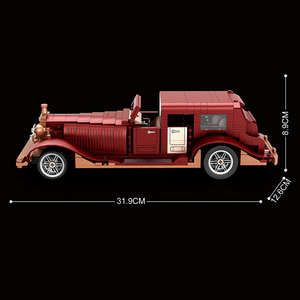 11033 Classic Retro Vintage Car 865PCS Building <b>Blocks</b> Set Technology Vehicle Model Room Office Decor Boys Toys Creative Gifts - Product Image 5