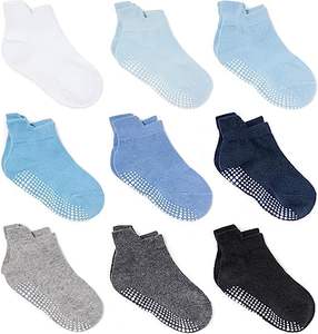 Calcetines tobilleros con agarre antideslizante con suelas antideslizantes para bebés, niños, niñas, calcetines para niños pequeños - Product Image 5