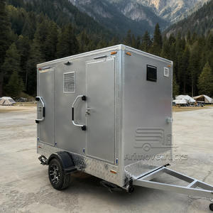Toilettes portables personnalisées de haute qualité <span class=keywords><strong>Caravane</strong></span> de <span class=keywords><strong>location</strong></span> avec salle de bain Remorque portable Toilettes - Product Image 3