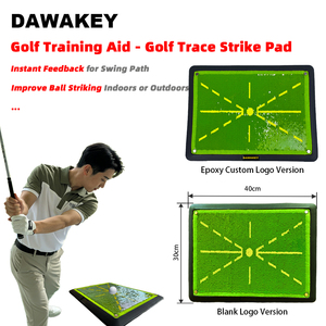 Alfombrilla de entrenamiento de golf para análisis del trayectoria del swing y postura correcta al golpear - Product Image 1