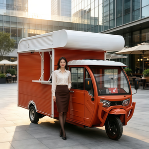 Système d'entrepreneuriat mobile robuste en acier inoxydable avec suivi GPS et caractéristiques anti-rouille pour la vente de snacks, de restauration rapide et pour les camping-cars - Product Image 1