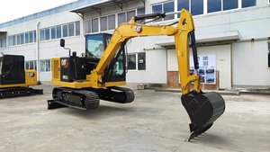 Miniexcavadora Caterpillar CAT 305,5 usada con orugas de 5 toneladas, excavadora de segunda mano, topadora Cat305 CAT306 CAT307, pintura Original a la venta