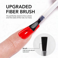 Badaga Rubber Top Coat en gros, Gel de finition pour ongles UV LED Soak Off, élastique et brillant, pour salon, OEM, marque privée