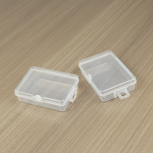 Transparent Plastic Fishing Tackle <b>Storage</b> <b>Box</b> 7x5x2cm With Lock L2.0 High <b>Small</b> Lock Desktop Organizer - Product Image 1