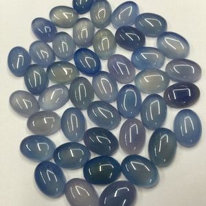 Soltos <span class=keywords><strong>Gemstone</strong></span> Ovos Fabricantes Fornecimento Em Forma de Ovo Natural Azul Calcedônia Anel Gem Artesanato Moda Simples Calcedônia Pingente - Product Image 2