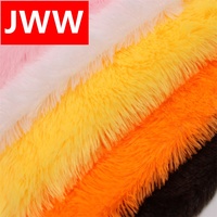 180GSM 160cm largeur 100% Polyester cheveux longs PV tissu en peluche de qualité 3.5m par kilogramme année 2023