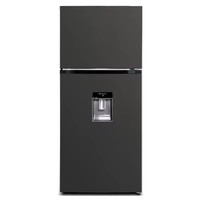 Réfrigérateur à congélateur supérieur 210L avec distributeur d'eau, double porte, promotion, appareil électroménager