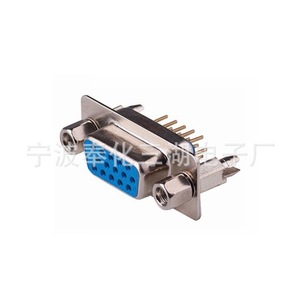 ขั้วต่อ D-Sub รุ่น T170-4 แบบ 15 พิน ตัวเมีย แบบมุมฉาก - Product Image 1