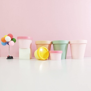 Empty Pink <b>Plastic</b> Container Body Scrub <b>Jars</b> Face Cream Skincare Packaging Luxury Make up <b>Jar</b> Wide Mouth Skin Care <b>Jar</b> - Product Image 6