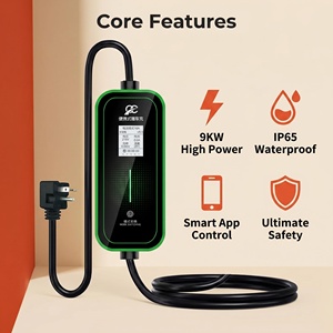 Cargador Portátil de CA para Vehículos Eléctricos de 3.5KW con Corriente Ajustable, Protección contra Fugas, Enchufe Tipo A, Informe FCC - Product Image 5