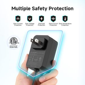 <span class=keywords><strong>Convertisseur</strong></span> 12V DC 3A 36W 60Hz homologué ETL, alimentation 12V classe 2, 100-240V AC, prise jack 5.5x2.1mm, basse tension, pour bande LED - Product Image 4