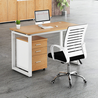 Conception modulaire de cloison de casier de Station d'ordinateur en forme de rectangle de bureau de personnel de bureau en bois moderne Durable simple pour le commercial