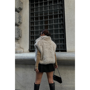 เสื้อกั๊กพัฟเฟอร์ลายหินปักโลโก้ตามสั่ง กันลม ไซส์ใหญ่ เสื้อคลุมฤดูหนาว ผ้าถักแบบครอป มีฮู้ด ลายเพชร - Product Image 1