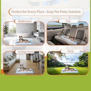 Offre Spéciale : Tapis absorbants jetables imperméables pour chiots 60x60 et 60x90, séchage rapide, pour chiens, vente en gros de tapis pour animaux de compagnie (Walmart) - Product Image 4