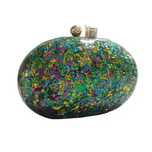 Borsa <span class=keywords><strong>da</strong></span> <span class=keywords><strong>sera</strong></span> di lusso in <span class=keywords><strong>oro</strong></span> acrilico borsa <span class=keywords><strong>da</strong></span> donna con perla per matrimoni o feste con motivi in materiale metallico - Product Image 5