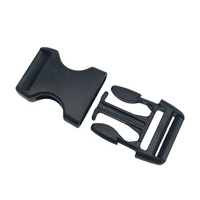Vente en gros de matériel POM couleur noire accessoires pour sac d'école boucles en plastique 25mm boucle en plastique pour sacs à dos