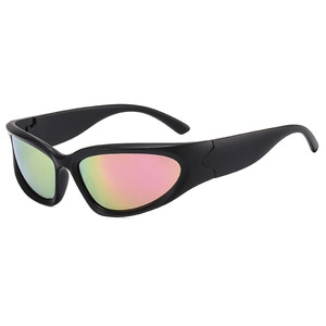 Xsy Steampunk Sunglasses Silver Pc <b>Frame</b> Polarized Uv400 Outdoor Sports Eyewear - Product Image 5