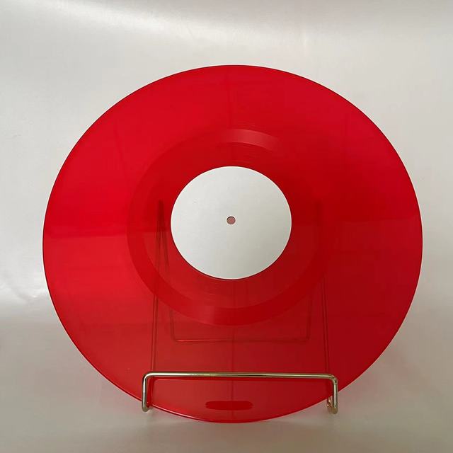 Transparent Color Red Custom Audio One Vinyl Disc 12" Vinyl Record Pressing Lp Manufacturing
