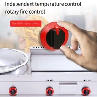Machine à se froisser en acier inoxydable et machine à crêpes rotative pour barbecue