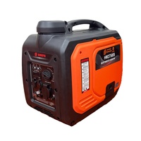 Générateur d'onduleur 2,0 kW à double tension 110 V/220 V - Alimentation super silencieuse et propre pour la sauvegarde à domicile, le camping, les appareils électroménagers |   Démarrage par recul