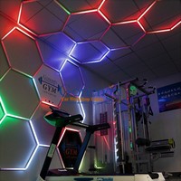 Bien vendu Guangdong éclairage de scène bricolage assemblé hexagonal rvb fête Ktv discothèque lumières