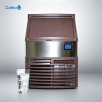 Machine à glaçons carrés automatique en acier inoxydable pour usage commercial et domestique avec protection intégrée