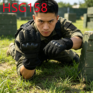HY,Hard Shell Knuckle Protection Men/<strong>women</strong> Tactical Gear Gloves <strong>Wilderness</strong> Survival Training Precision Fit Combat Gloves HSG158 - Product Image 3