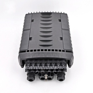 2025 mới PP + GF 16 cổng thiết bị đầu cuối truy cập sợi hộp không thấm nước Nap hộp FTTH chất béo đen sợi quang phân phối hộp ngủ trưa - Product Image 2