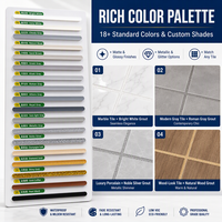 Grout for Tiles Tile Epoxy Grout Waterproof Tile Grout Epoxy Floor Grout Grout Sealant Stain Resistant