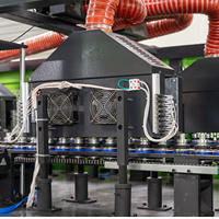 Machine de soufflage de bouteilles PET de 800 ml à 4 cavités, à haute efficacité, pilotée par PLC, pour la production de désinfectants en usine chimique et l'hygiène quotidienne